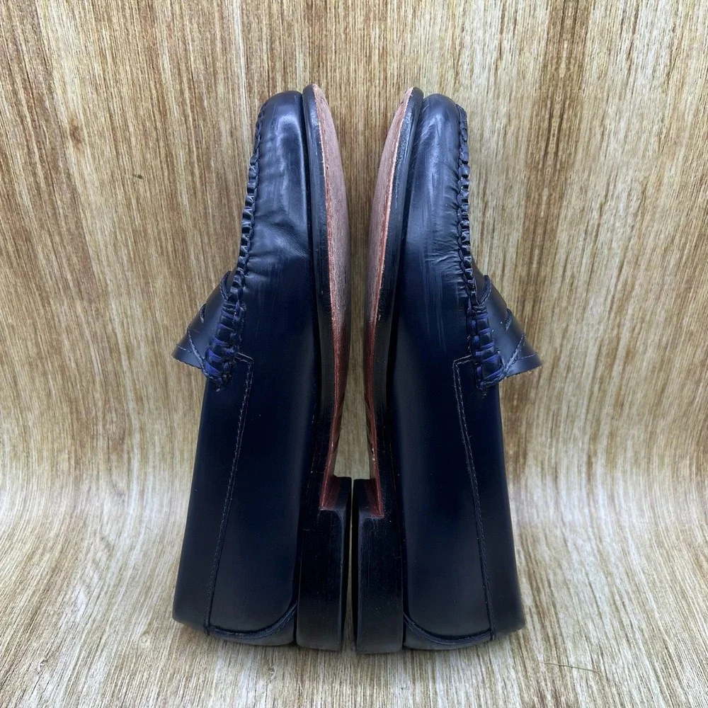 G.H. Bass Weejuns Whitney Loafers Women's Size 6.5 Navy Blue Penny Slip On